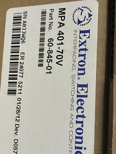 Extron mini amplificatore - extron,