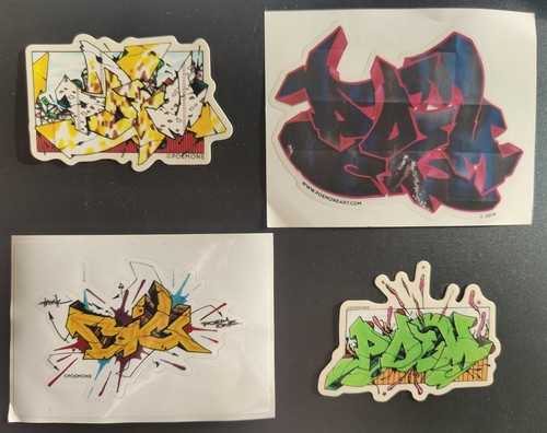 Poem stickers 2014 graffiti - poem,