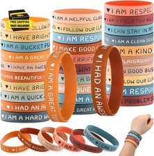 30 Pezzi Braccialetti Silicone