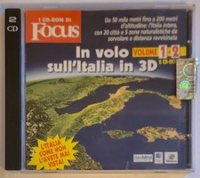 In volo sull'Italia in 3D x PC 2CD-ROM. Originale, edizione per "Focus".