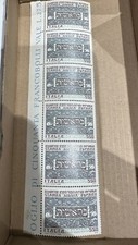 6 Francobollo Commemorativo Quinto Centenario Stampa Bibbia Ebraica Nuovi