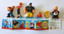 BRACCIO DI FERRO POPEYE 2003_ SORPRESINE BAULI (serie completa 6 pezzi +cartina)