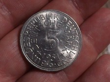 Germania 5 marchi 1951 G