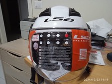 casco scooter ls2,bianco,taglia M, nuovo mai usato