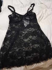 Sexy Babydoll donna nero in