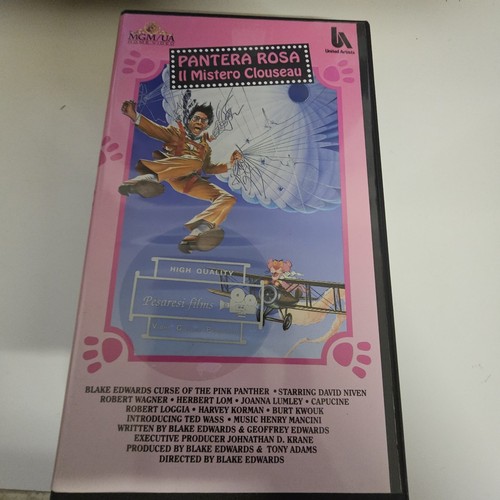 Vhs rara pantera rosa il - "pantera,