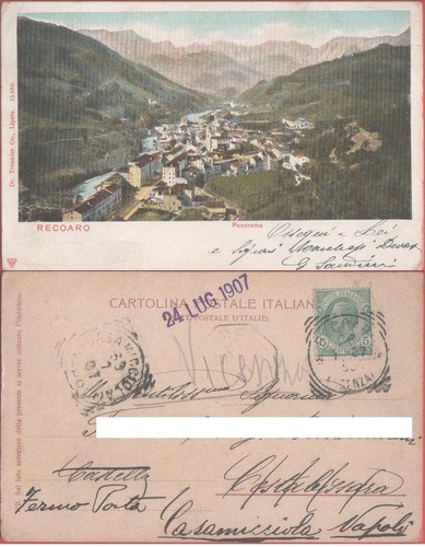 Cartolina recoaro panorama - cartolina,