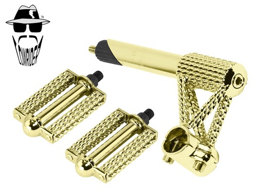 Set stelo pedale oro triplo - stelo, e