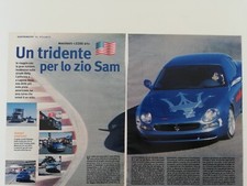 Clipping Ritaglio Articolo 2000 MASERATI 3200 GT Un Tridente per lo Zio Sam