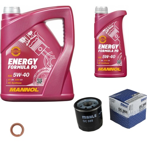 Filtro olio mahle mannol - filtro, l