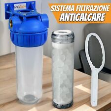 FILTRO ACQUA CARTUCCIA ANTICALCARE SILIPHOS SISTEMA FILTRAZIONE UNIVERSALE SFERE