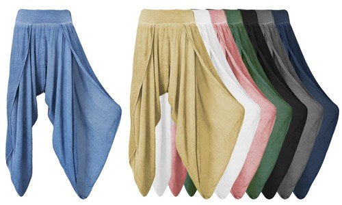 Pantaloni harem donna goa - pantaloni,