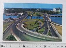 I122595 Cartolina Puerto Rico - Traffic Circle in Santurce - VG 1966