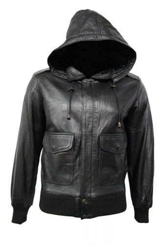 Giubbotto uomo nero bomber