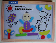 TAGLIERE MAGNETICO DOUBLE FACE 2024 70 pezzi + gesso e gomma INUTILIZZATO 3+