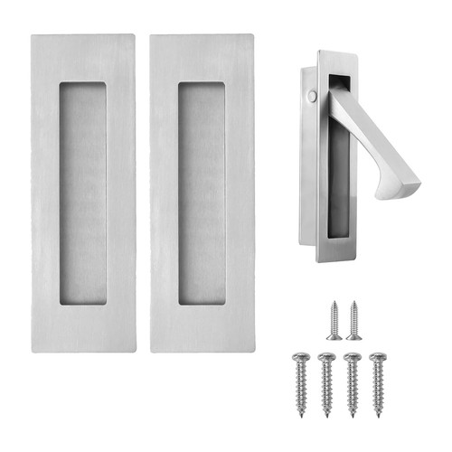 Sliding door handles