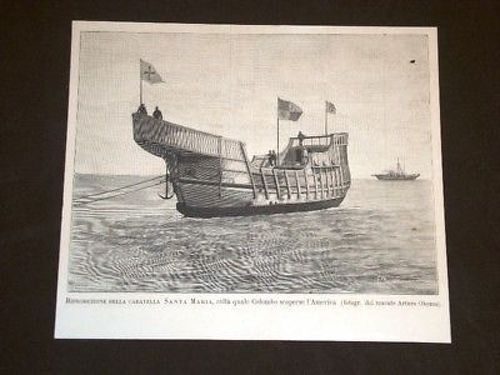 Ricostruzione caravella santa - caravella,