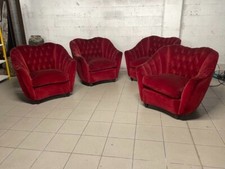 Gruppo di poltrone anni '50 in