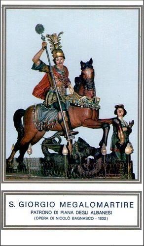 Santino holy card san - santino, giorgio
