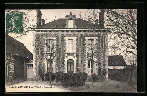Cpa marcilly gault villa - marcilly-en-gault,,