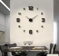 OROLOGIO DA PARETE 3D ADESIVO