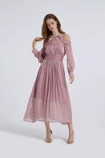 Vestito Rosa Antico Lungo