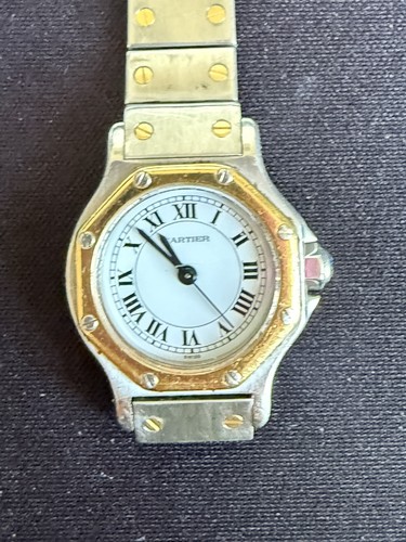 Vintage cartier santos ronde - vintage,