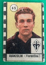 AVANZOLINI Fiorentina, Figurina edizioni Baldini e Castoldi 1947