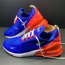 Scarpe sneakers Nike Air Max 270 Hyper Royal Bright Crimson da uomo taglia 10,5