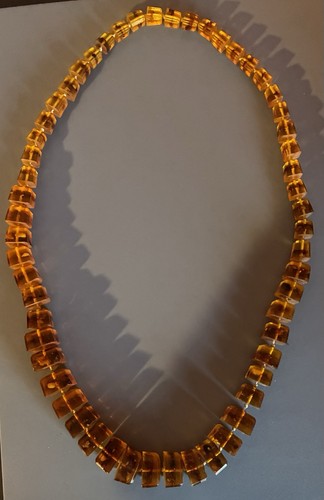 Collana vintage ambra - vintage,