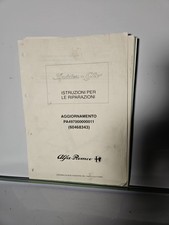 Alfa Romeo  Spider Gtv Aggiornamento Cartaceo 60468343 Anno 2000