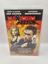 Maximum Risk VHS - Big Box Ex Rental Jean-Claude Van Damme PAL UK Video