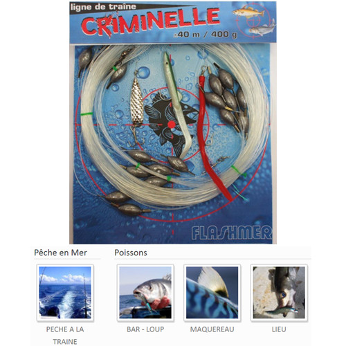 Ligne traine criminelle - ligne, de