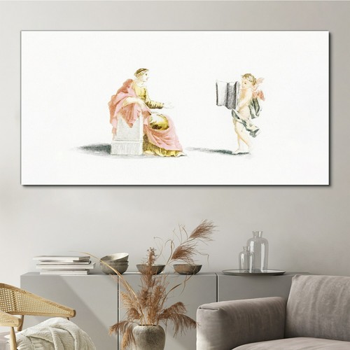 Canvas print drawing ancient - canvas,