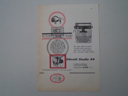 Advertising pubblicità 1958 - pubblicità,