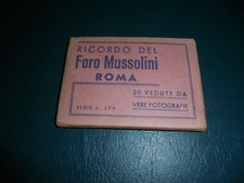 RICORDO DEL FORO MUSSOLINI - ROMA - 20 VEDUTE da vere fotografie - anni'30/'40