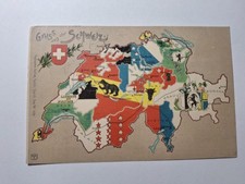Rara cartolina svizzera 1908 - rara,