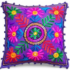 Copricuscino ricamato Boho