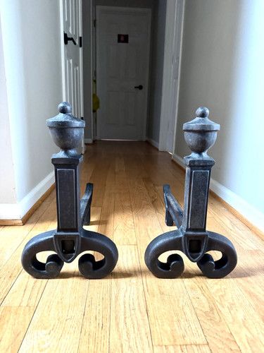 Andirons antichi ghisa - andirons,