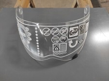 nuovo originale vemar visiera casco VSX clear chiara trasparente