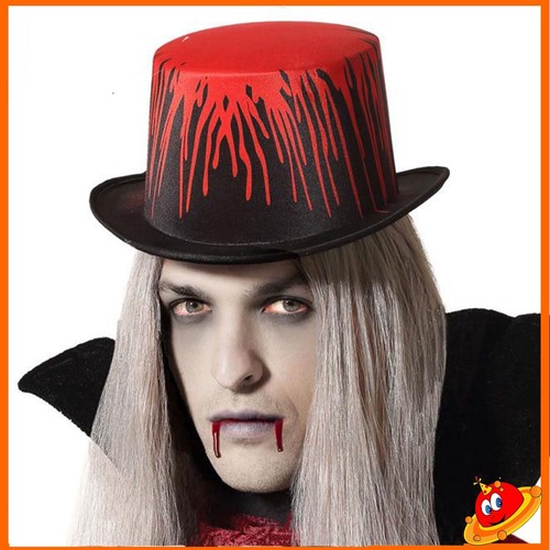 Cappello cilindro rosso - cilindro, e
