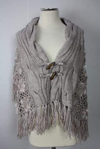 Poncho stola donna lusso misto - donna,
