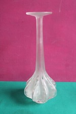 L68-LALIQUE-VASO RENE' LALIQUE-FRANCIA GLASS VETRO ARTE BIANCO DESIGN no venini