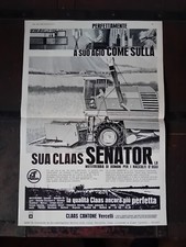 MIETITREBBIA CLAAS SENATOR pubblicità originale Da Rivista OLDTIMER 25,5x37