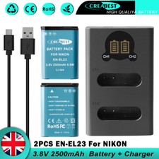 2 pezzi batteria EN-EL23 e