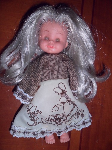 Mini bambola vintage lisa - bambola,