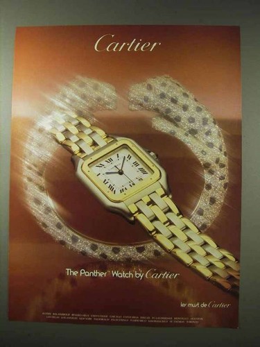 Pubblicità orologio cartier - orologio,
