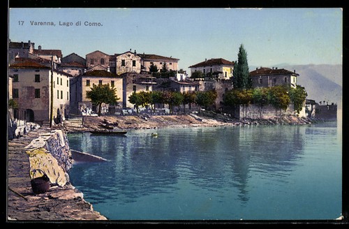 Cartolina varenna lago di - /lago,