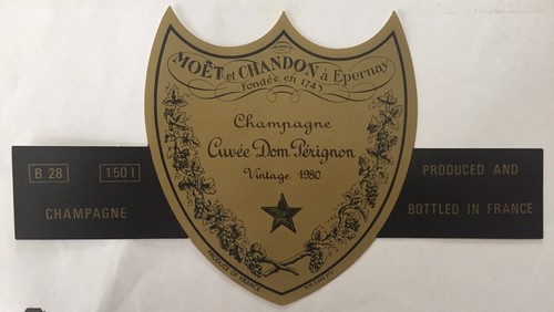 Une étiquette champagne - étiquette,