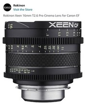 Rokinon XEEN CF 16 mm T2.6 Pro